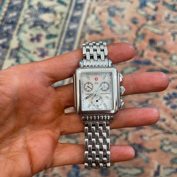 Michele Deco Rectangular Watch - Picture 4 of 7